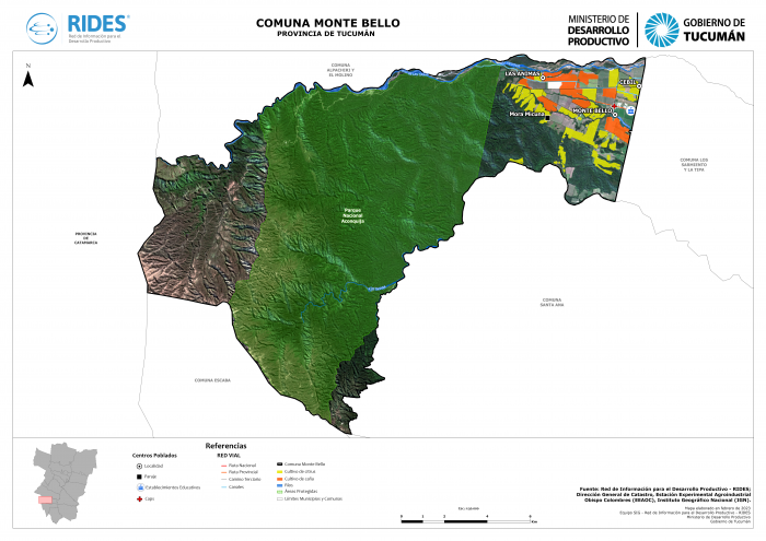 Comuna Monte Bello Tucum N Rides Mapas Tematicos Rides