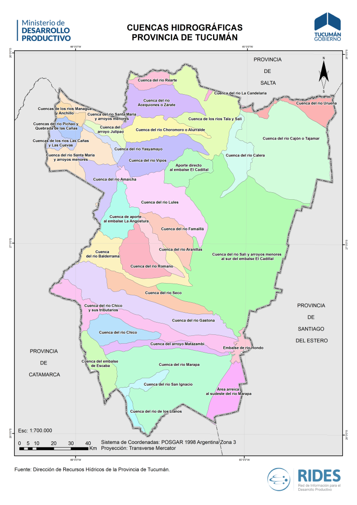 Imagen del Mapa de Cuencas Hidrográficas